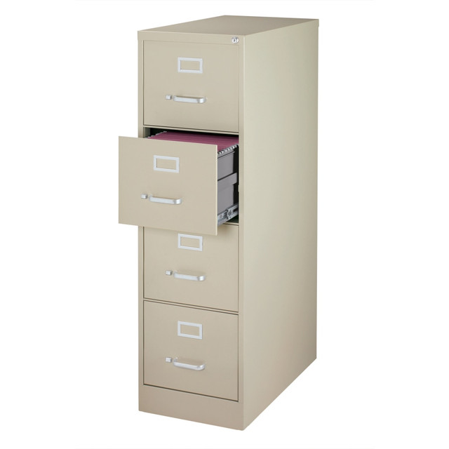 OFFICE DEPOT HID16948 WorkPro 26-1/2inD Vertical 4-Drawer Letter-Size File Cabinet, Putty OFFICE DEPOT HID16948 WorkPro 26-1/2inD Vertical 4-Drawer Letter-Size File Cabinet, Putty