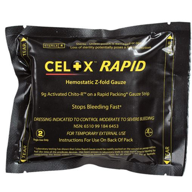 Voodoo Tactical 10-0102000000 Celox Rapid 5' Z-Fold Voodoo Tactical 10-0102000000 Celox Rapid 5' Z-Fold
