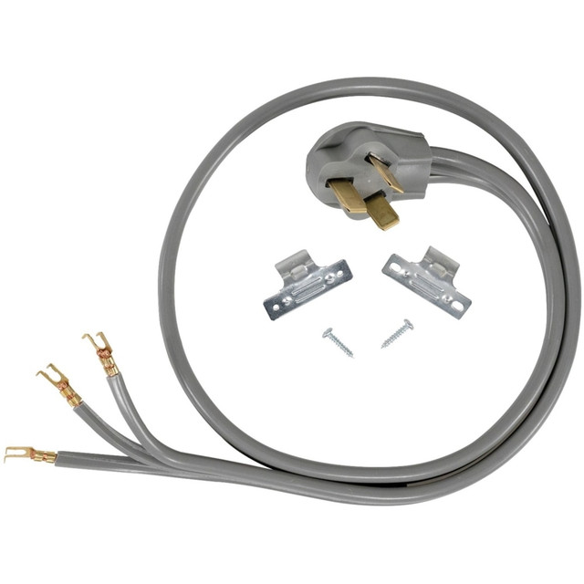 SELA PRODUCTS, LLC 90-1052 Certified Appliance Accessories 3-Wire Open-End-Connector 40-Amp Range Cord - 250 V AC / 40 A - 5 ft Cord Length - 3-Wire / Right-angle Plug