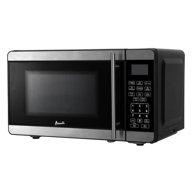 Make the most of your counter space with the Avanti 0.7 Cu. Ft. 700W Microwave Oven. With 10 power levels and 1-touch cooking programs, this microwave helps streamline and customize the cooking process, while the electronic control panel offers ease-of-use.  Durable steel construction.  Boasts 10 power levels to customize your cooking.  Simple 1-touch cooking programs streamline the cooking process.  Turntable and glass tray evenly heat your food.  Electronic control panel for ease-of-use.  Speed defrost setting helps cut down on time.  Cook/defrost by weight for convenience.  Kitchen timer.  Backed by the manufacturers 1-year limited warranty.