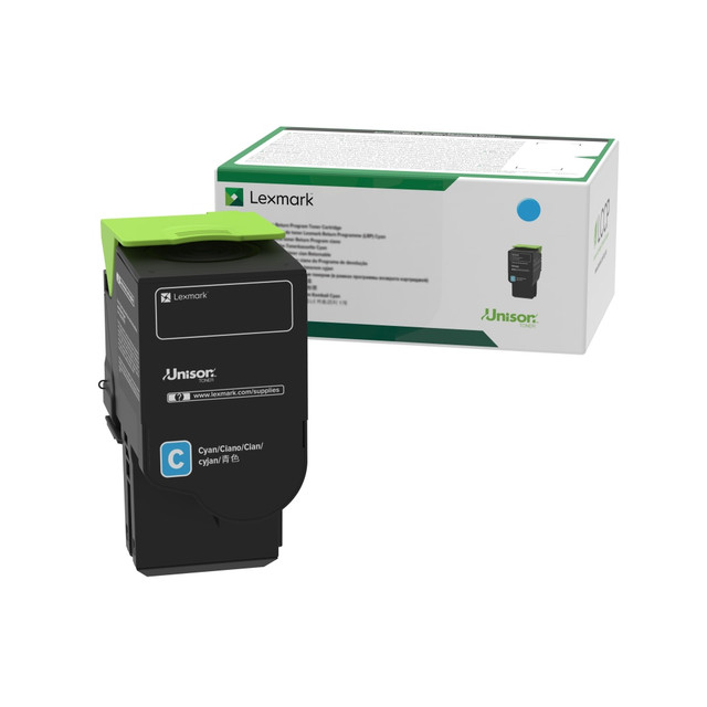 LEXMARK INTERNATIONAL, INC. C231HC0 Lexmark C231HC0 Cyan High Yield Return Program Toner Cartridge LEXMARK INTERNATIONAL, INC. C231HC0 Lexmark C231HC0 Cyan High Yield Return Program Toner Cartridge