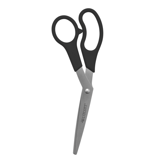 ACME UNITED CORPORATION ACM-16467 Westcott All-Purpose Value Stainless Steel Scissors, 8in, Bent, Black ACME UNITED CORPORATION ACM-16467 Westcott All-Purpose Value Stainless Steel Scissors, 8in, Bent, Black