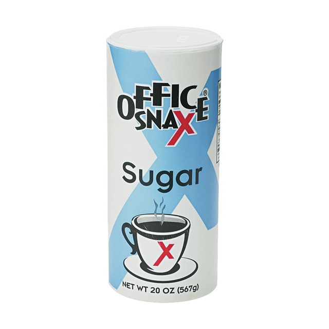 OFFICE SNAX, INC. 00019 Office Snax Sugar Canister, 20 Oz.