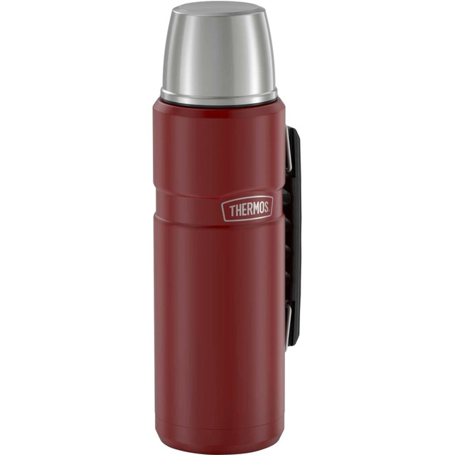 KING-SEELEY THERMOS/THERMOS SK2010MR4 Thermos Stainless King Beverage Bottle 40Oz - 1.3 quart (1.2 L) - Vacuum - Rustic Red KING-SEELEY THERMOS/THERMOS SK2010MR4 Thermos Stainless King Beverage Bottle 40Oz - 1.3 quart (1.2 L) - Vacuum - Rustic Red