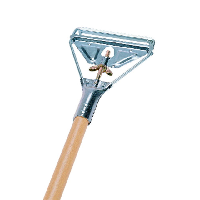 RUBBERMAID FGH51600 0000 Invader Wet Mop Handle, 60in, Wood RUBBERMAID FGH51600 0000 Invader Wet Mop Handle, 60in, Wood