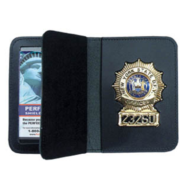 Perfect Fit 100-A Duty Leather Book Style Case w/ Double ID - 3.25''x4.63'' Perfect Fit 100-A Duty Leather Book Style Case w/ Double ID - 3.25''x4.63''