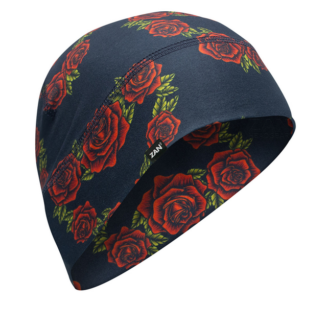 Zan Headgear WHLL313 Zan Helmet Liner/Beanie SportFlex Series Rose Hearts