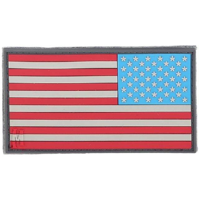 Maxpedition US2RC Reverse USA Flag Morale Patch (Large) Maxpedition US2RC Reverse USA Flag Morale Patch (Large)