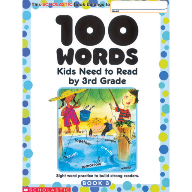 Each workbook reinforces the 100 words that children need to know  Helps students master comprehension, spelling, writing and usage of each word. Includes fill-in-the-blank stories and sentences, word riddles, games and puzzles, stories that present the words in context, "Guess the Word" activities, word classifying and sorting activities, practice using irregular verb forms and proofreading practice.
