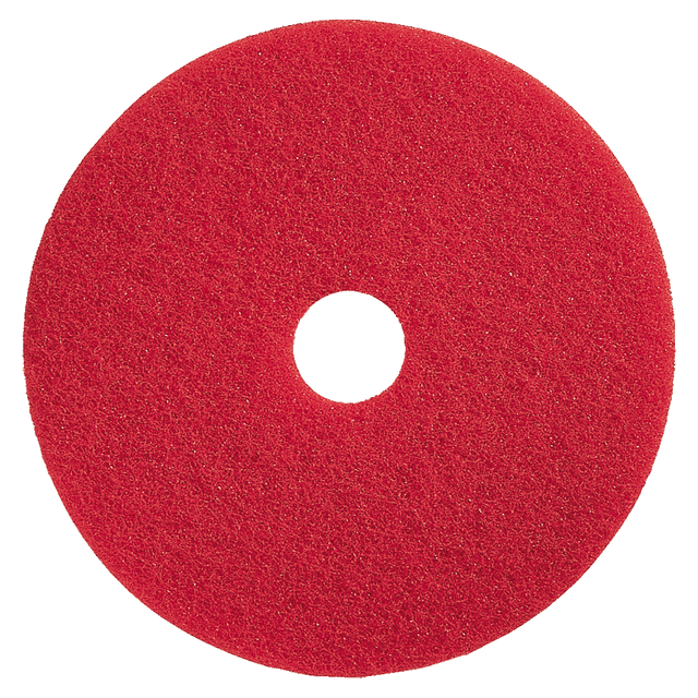 SP RICHARDS 90413 Genuine Joe Floor Pads, Flexible Buffing, 13in, Red, Pack Of 5 SP RICHARDS 90413 Genuine Joe Floor Pads, Flexible Buffing, 13in, Red, Pack Of 5