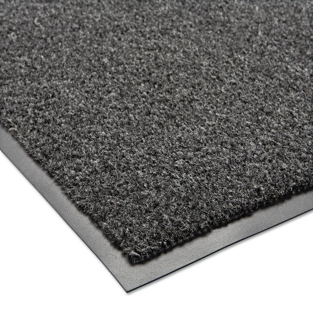 CROWN MATS & MATTING GS0035CH Rely-On Olefin Indoor Wiper Mat, Rectangular, Charcoal Gray Cut Pile Surface, 36" x 60"