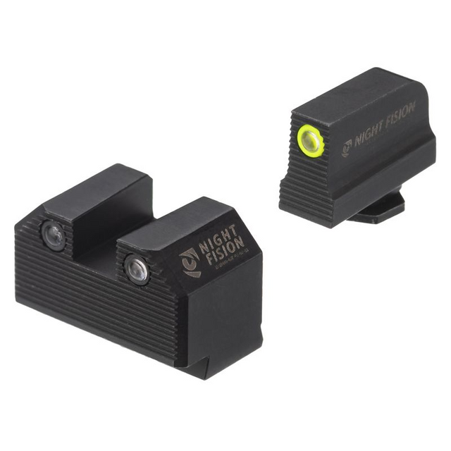 Night Fision GLK-001-290-313-YGZG Optics Ready Stealth Night Sight Set for Glock 17/19/34 w/ RMR/507C/508T