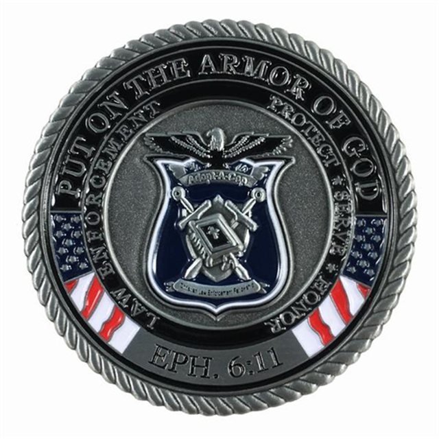 Thin Blue Line COIN-TIMOTHY Timothy Challenge Coin Thin Blue Line COIN-TIMOTHY Timothy Challenge Coin
