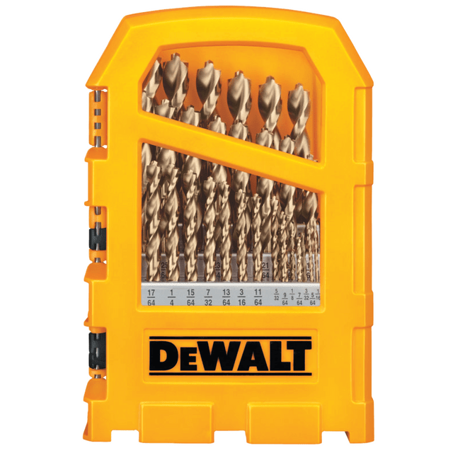 BLACK & DECKER HOUSEHOLD 115-DW1969 DeWalt Pilot Point Gold Ferrous Oxide Drill Bit Set, 29-Bits BLACK & DECKER HOUSEHOLD 115-DW1969 DeWalt Pilot Point Gold Ferrous Oxide Drill Bit Set, 29-Bits