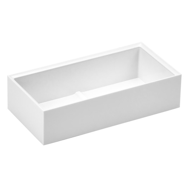 AMAX INCORPORATED Bostitch KT2-WDCUP-WHT  Office Konnect Stackable Wide Accessory Tray, White