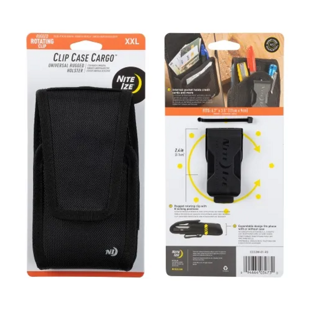 Nite-Ize CCC2W-01-R3 Clip Case Cargo Universal Rugged Holsters