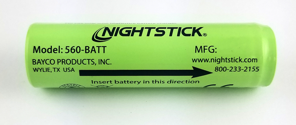 Nightstick 560-BATT Rechargeable Lithium-Ion Battery for Select Nightstick Flashlights