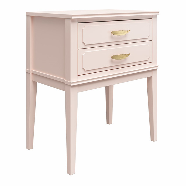 AMERIWOOD INDUSTRIES, INC. 1035350COM Ameriwood Stella Accent Table, 28inH x 23-5/8inW x 15-5/8inD, Pink