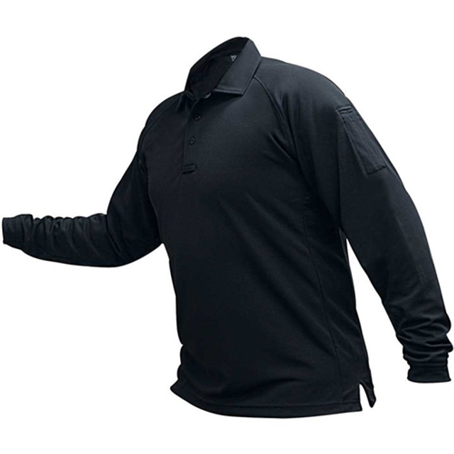 Vertx VTX4020PNVXLARGE Vertx Coldblack Men's Long Sleeve Polo