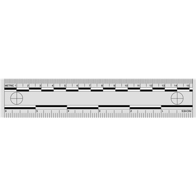 Sirchie PPS401 Sirchie - Photo Evidence Scales, 6"" Gray Sirchie PPS401 Sirchie - Photo Evidence Scales, 6"" Gray