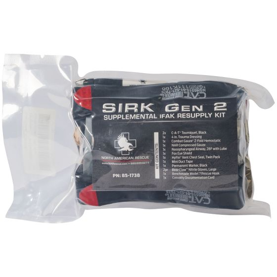 North American Rescue 85-1738 Supplemental IFAK Resupply Kit (SIRK) Gen 2 - Standard