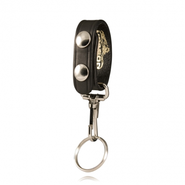 Boston Leather 5435-2 Belt Keeper With Key Snap