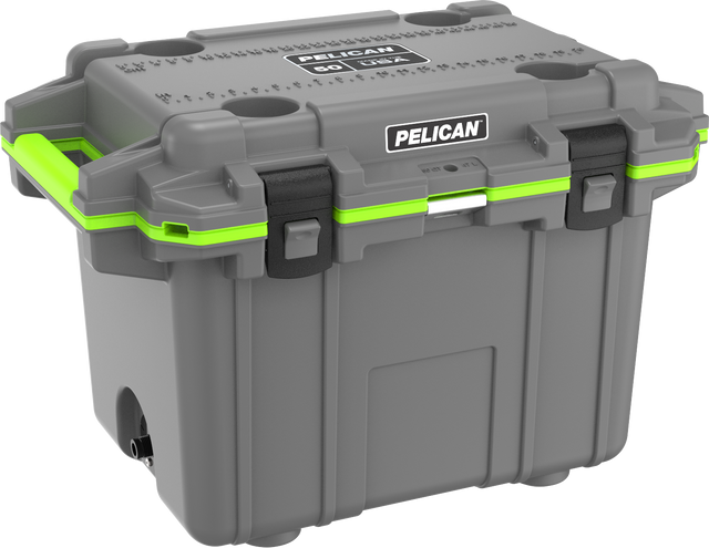 Pelican Products 50Q-1-DKGRYEGRN Elite Cooler