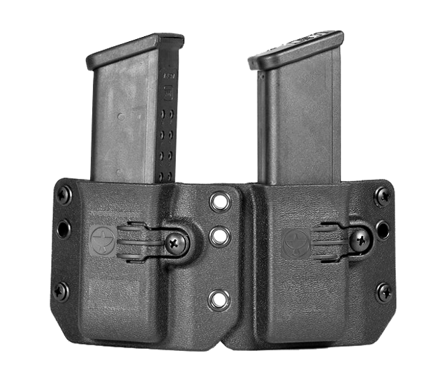 Raven Concealment DMCBKT Copia Pistol - Standard Profile (Double Magazine Carrier)