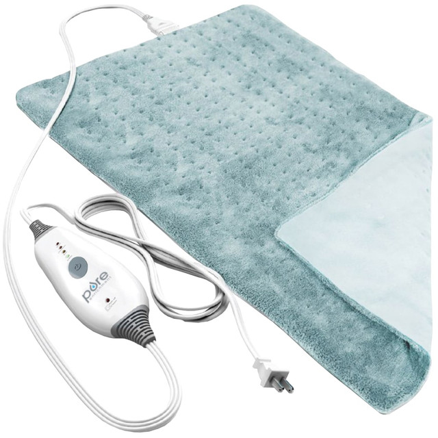 BEAR DOWN CONSULTING PEHPVAL-SG Pure Enrichment PureRelief Deluxe Heating Pad, 11-1/2in x 23-1/2in, Sea Glass BEAR DOWN CONSULTING PEHPVAL-SG Pure Enrichment PureRelief Deluxe Heating Pad, 11-1/2in x 23-1/2in, Sea Glass