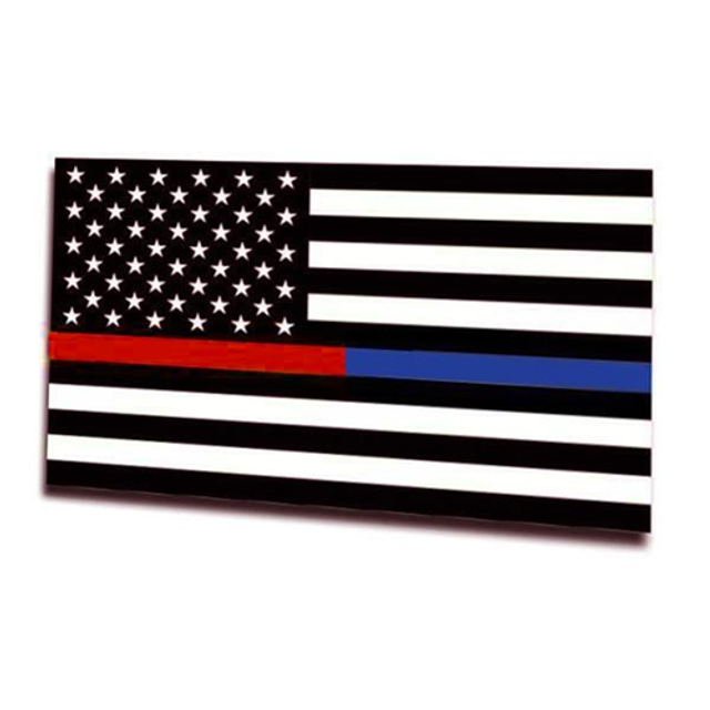 Thin Blue Line MAG-TRBL-AM-3X5 Magnet - Dual Line American 3 x 5