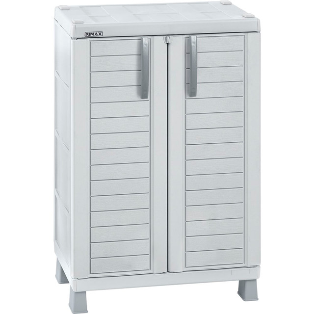 INVAL AMERICA, INC. 11567 Inval 40inH Storage Cabinet With Adjustable Shelves, Light Gray