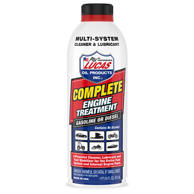 Lucas Oil 10016 Complete Engine Treatment - 16 Ounce Lucas Oil 10016 Complete Engine Treatment - 16 Ounce