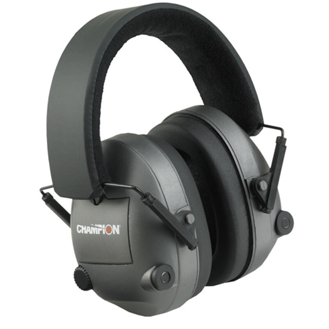 Champion Targets 40974 Champion Targets 40974 Electronic Earmuffs, 25dB Noise Reduction Rating, Black Champion Targets 40974 Champion Targets 40974 Electronic Earmuffs, 25dB Noise Reduction Rating, Black