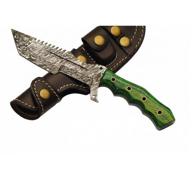 BNB Knives BNB1227TT Damascus Hulk Tanto Tracker