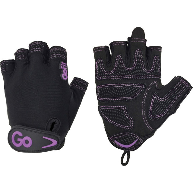 GOFIT L.L.C. GF-WCT-S/PPL GoFit Xtrainer Exercise Gloves - Small Size - Synthetic Leather, Velcro Closure, Lycra Back - Purple, Black