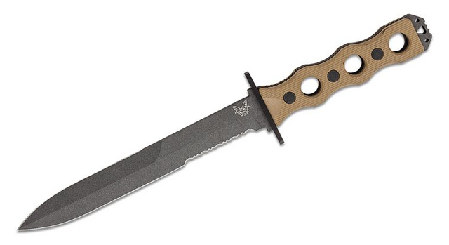 Benchmade 185SBK-1 SOCP FIXED BLADE, SHEATH - Tan Benchmade 185SBK-1 SOCP FIXED BLADE, SHEATH - Tan