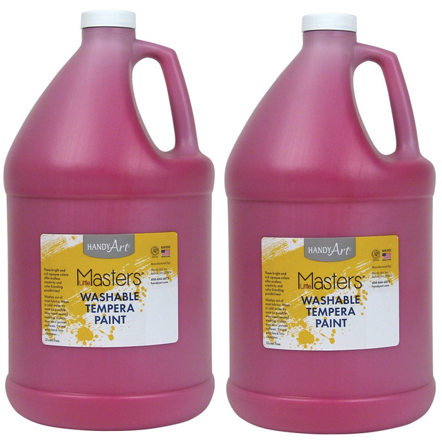 Little Masters RPC214725-2 Washable Tempera Paint, 128 Oz, Magenta, Pack Of 2 Little Masters RPC214725-2 Washable Tempera Paint, 128 Oz, Magenta, Pack Of 2