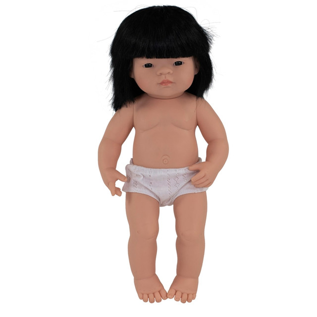 MINILAND EDUCATIONAL CORPORATION MLE31056 Miniland Educational Anatomically Correct 15in Baby Doll, Asian Girl