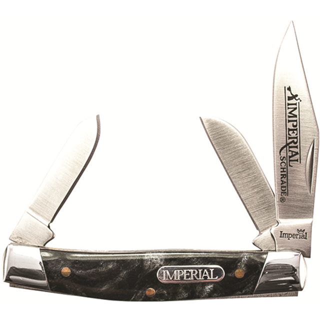 Schrade IMP17S Imperial Stainless Steel 3 Blade Pocket Knife Schrade IMP17S Imperial Stainless Steel 3 Blade Pocket Knife