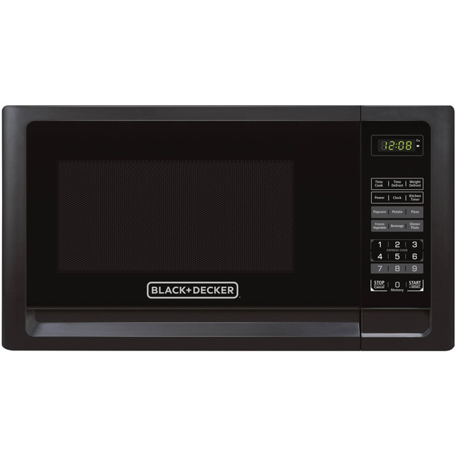 MIDEA AMERICA CORPORATION EM031MFOP1 Black+Decker 1.1 Cu Ft Countertop Microwave, Black MIDEA AMERICA CORPORATION EM031MFOP1 Black+Decker 1.1 Cu Ft Countertop Microwave, Black