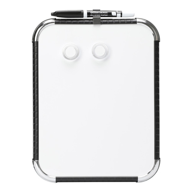 OFFICE DEPOT KK0244B Brand Mini Magnetic Dry-Erase Whiteboard, 8-1/2in x 11in, Plastic Frame With Black Finish OFFICE DEPOT KK0244B Brand Mini Magnetic Dry-Erase Whiteboard, 8-1/2in x 11in, Plastic Frame With Black Finish
