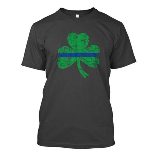 Thin Blue Line TBL-SP-XL Thin Blue Line St. Patricks T-shirt Thin Blue Line TBL-SP-XL Thin Blue Line St. Patricks T-shirt