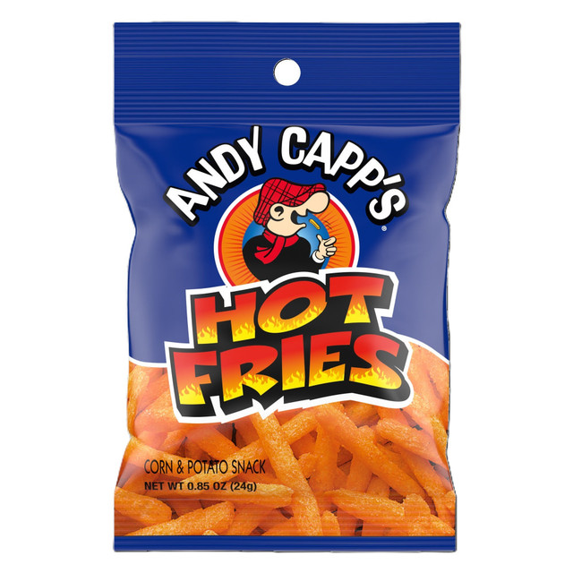 CONAGRA 421167 Andy Capps Snack Fries, Hot, 0.85 Oz Bag, Box Of 72 CONAGRA 421167 Andy Capps Snack Fries, Hot, 0.85 Oz Bag, Box Of 72