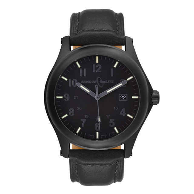 ArmourLite AL115 ArmourLite Stealth Black Swiss Tritium Illuminated Watch