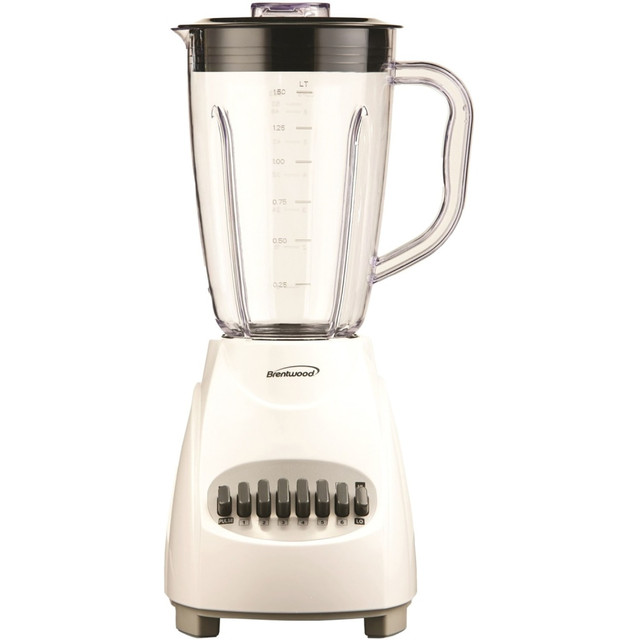 BRENTWOOD APPLIANCES , INC. Brentwood JB-220W  12-Speed Blender, White