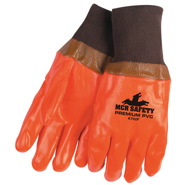 MCR Safety 6702F Foam Orange Smooth Knit Wrist MCR Safety 6702F Foam Orange Smooth Knit Wrist
