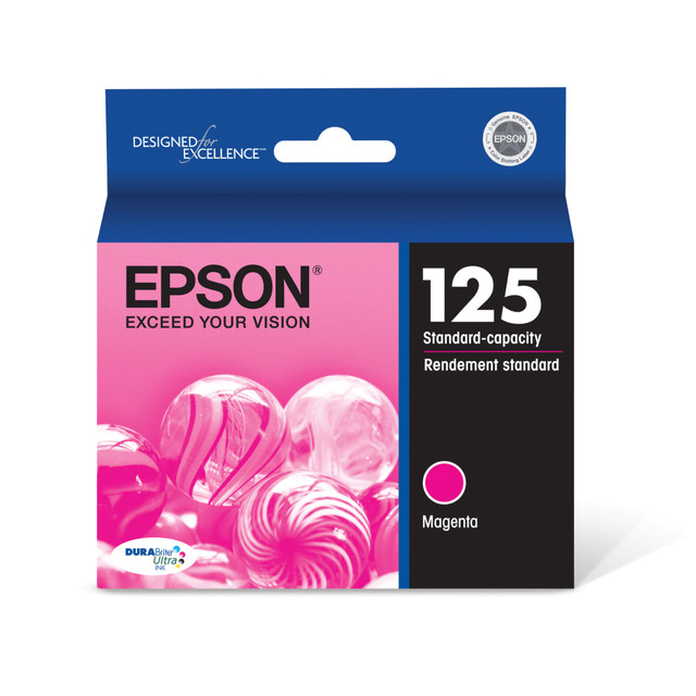 EPSON AMERICA INC. T125320-S Epson 125 DuraBrite Ultra Magenta Ink Cartridge, T125320 EPSON AMERICA INC. T125320-S Epson 125 DuraBrite Ultra Magenta Ink Cartridge, T125320