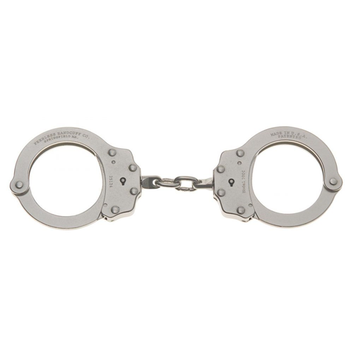 Peerless Handcuff Company 4710 Model 700C Chain Link Handcuffs - Nickel Finish