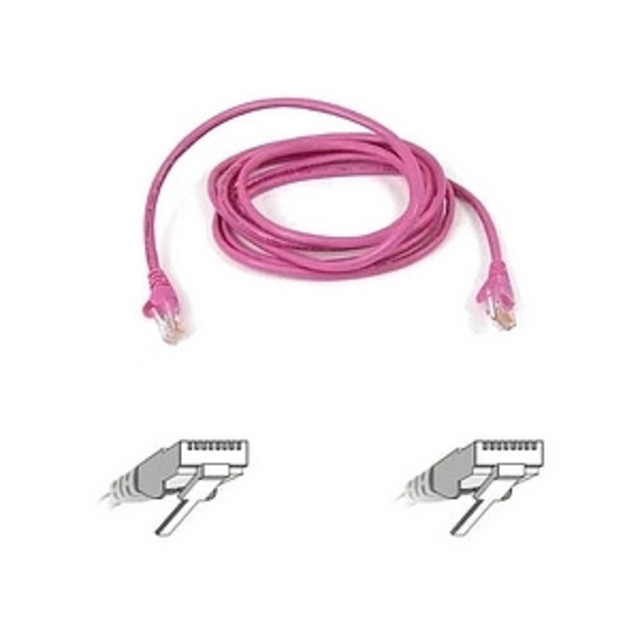 BELKIN, INC. A7J304-1000-PNK Belkin Cat5e Patch Cable - 1000ft - Pink