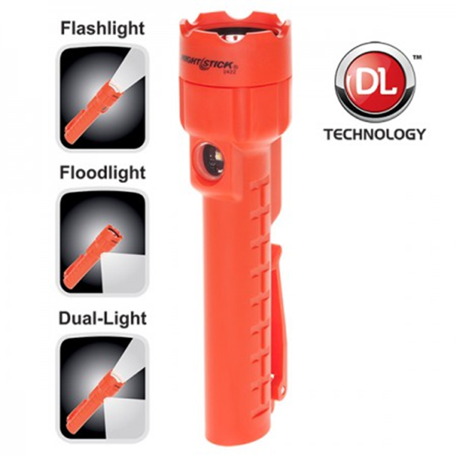 Nightstick NSP-2422R Dual-Light Flashlight w/Dual Magnets Nightstick NSP-2422R Dual-Light Flashlight w/Dual Magnets